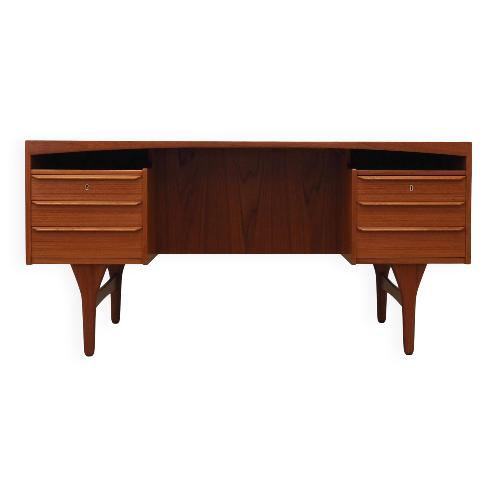 Teak desk, Danish design, 1960s, designer: Vald Mortensen, production: Oden