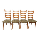 Set of 4 Danish dining chairs, 1960s