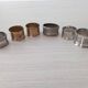Lot de 6 ronds de serviette anciens