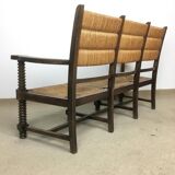 Mulched bench seat 3 seats