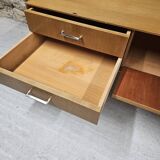 Vintage 1970s low sideboard