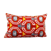 Coussin Ikat velours