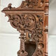 Étagère ancienne en bois sculpté