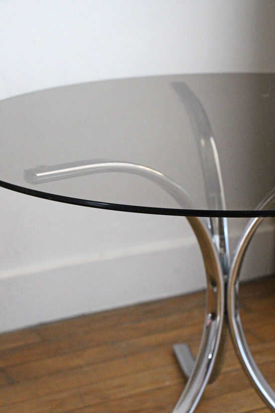 Smoked glass coffee table