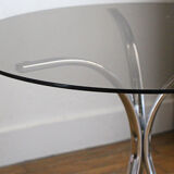 Smoked glass coffee table