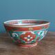 Ancient Chinese ceramic bowl from the 19th century in Bencharong style.