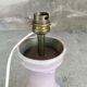 Vintage ceramic lamp by Guy Roland Marcy
