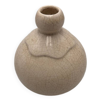 Cracked porcelain vase