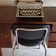 Bureau en placage de palissandre vintage