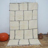 Handmade moroccan berber carpet 255 x 152 cm