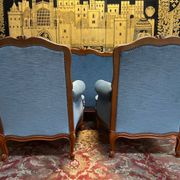 Louis XV style living room Sofa and pair of Armchairs