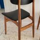 Chic vintage pair of Scandinavian chairs