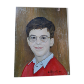 Portrait jeune homme vintage