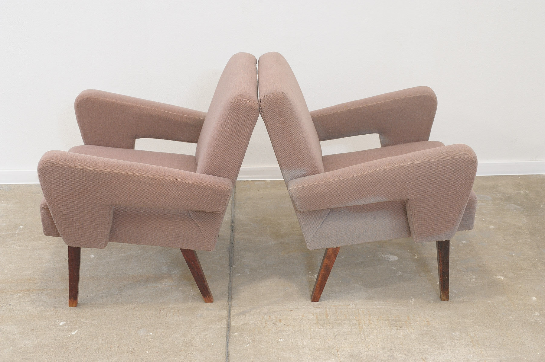 Paire de fauteuils Midcentury Jitona, années 1970, Tchécoslovaquie