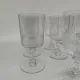 9 grands verres en cristal de Baccarat, modèle Champigny.