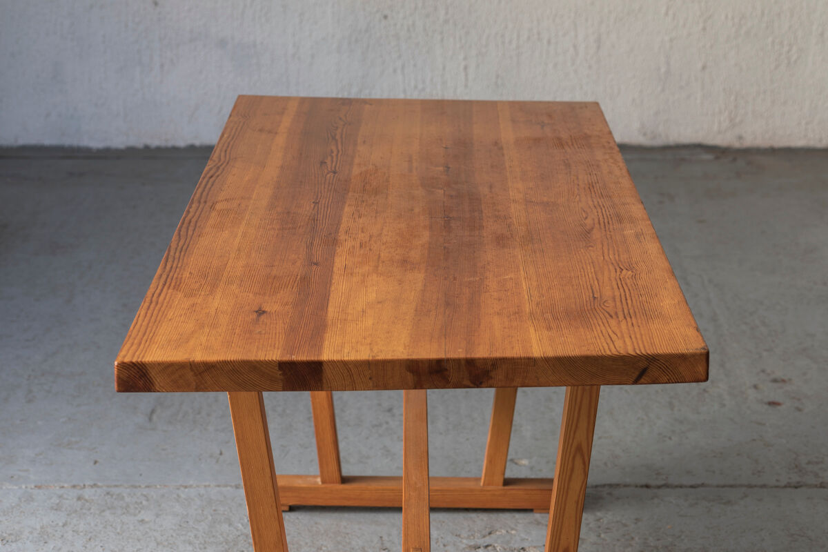 Dining set of 3 in solid oregon pine