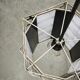 Mid-Century Czech Chrome Geometric Pendant Light, 1960s