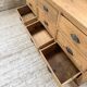 Pine craft cabinet with drawers