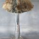 Lamp chrome with Lampshade to hair metal