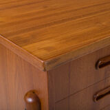 Danish teak desk, 1970s