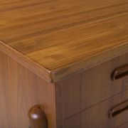 Danish teak desk, 1970s