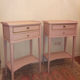 Pretty Pair of bedside tables style Louis XVl