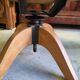 Pair of adjustable office chairs vintage 1960