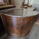 Rare Low Corner Cabinet from the Louis-Philippe Period – 19th Century – Marble Top