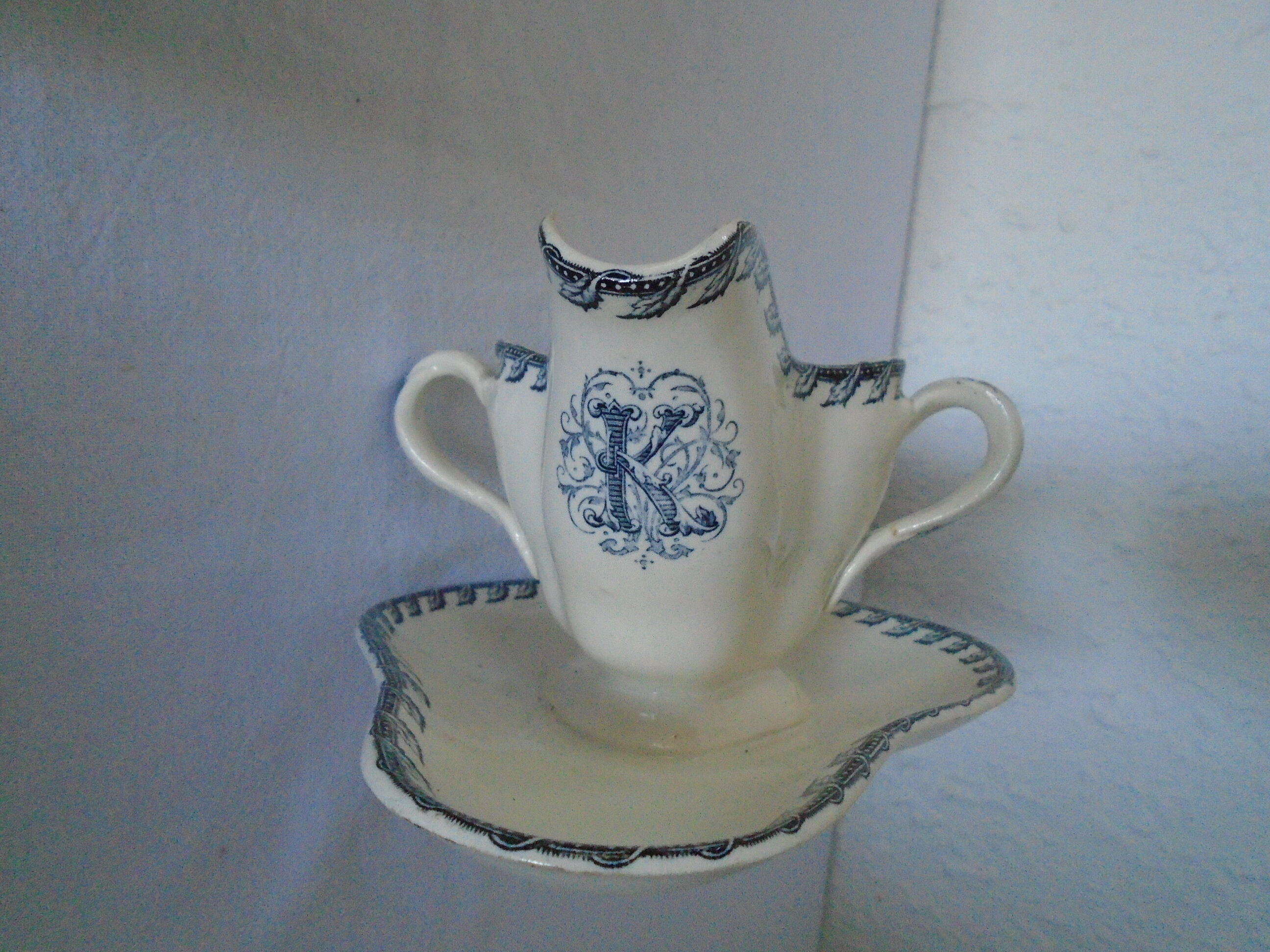 9 Plates K - G Luneville - 1 ravier - 1 original original saucer