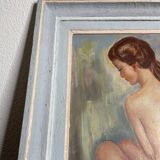 Tableau Albert Genta, femme nue de dos, XXème siècle