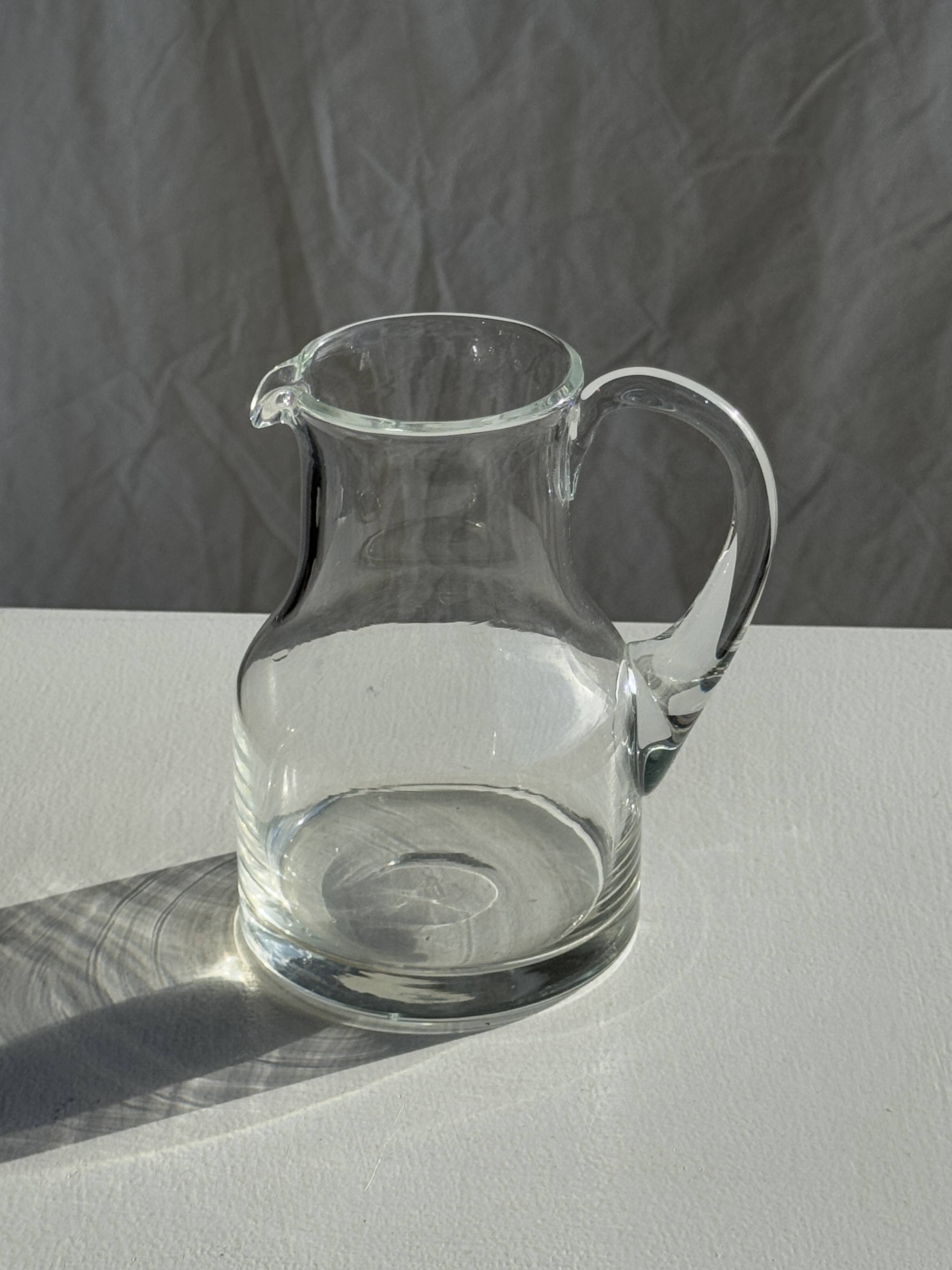 Mini glass pitcher H14