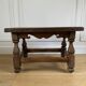 Vintage footrest - Vintage flower stand - Small low wooden stool
