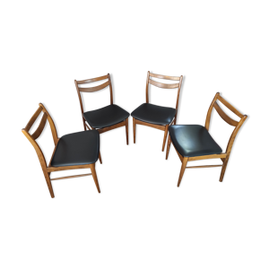 Lot de 4 chaises vintage - scandinaves