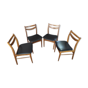 Lot de 4 chaises vintage