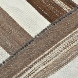 Tapis de salon 9x12, doux, beige et marron, turc, 267x369 cm, SK 33650