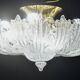 Garda, luxury Italian Murano glass ceiling light or flush mount, 1980s