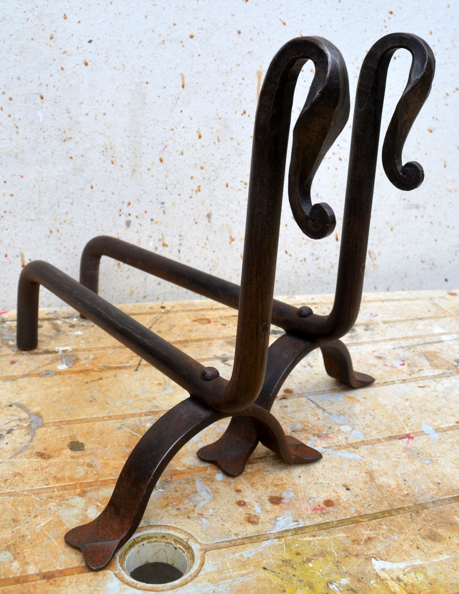 Andirons for fireplace