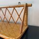 1970s rattan wall shelf
