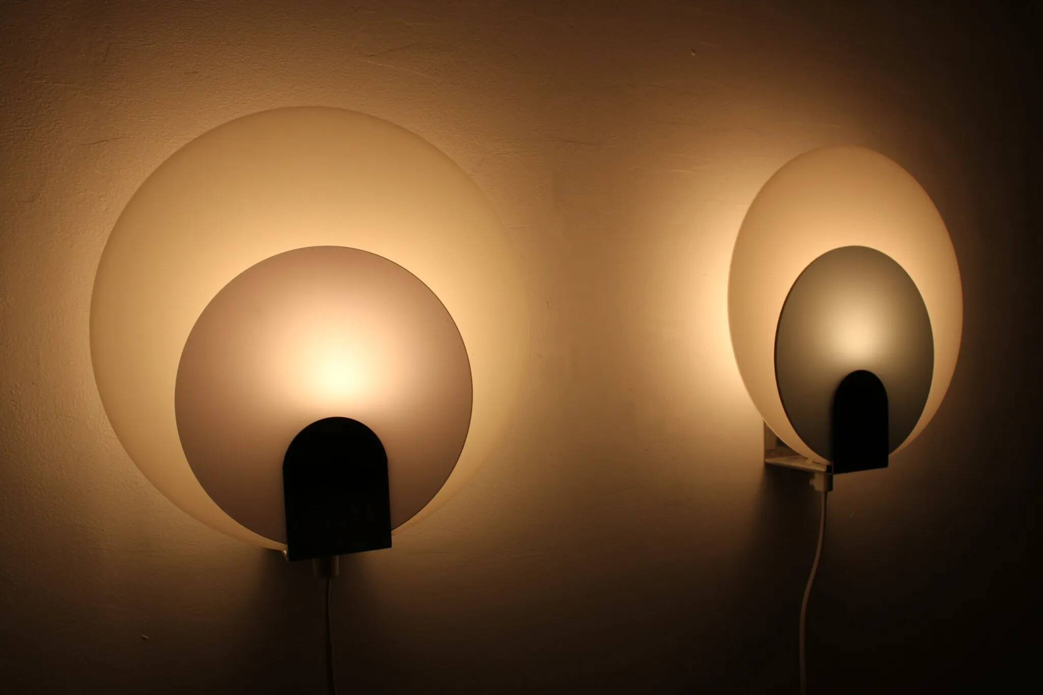 Pair of Typ 421 Wall Sconces — NAFA (Nybro Armaturfabrik), Sweden, 1970s