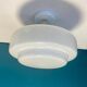 Large white opaline globe ceiling or wall light diameter 34 cm vintage decoration