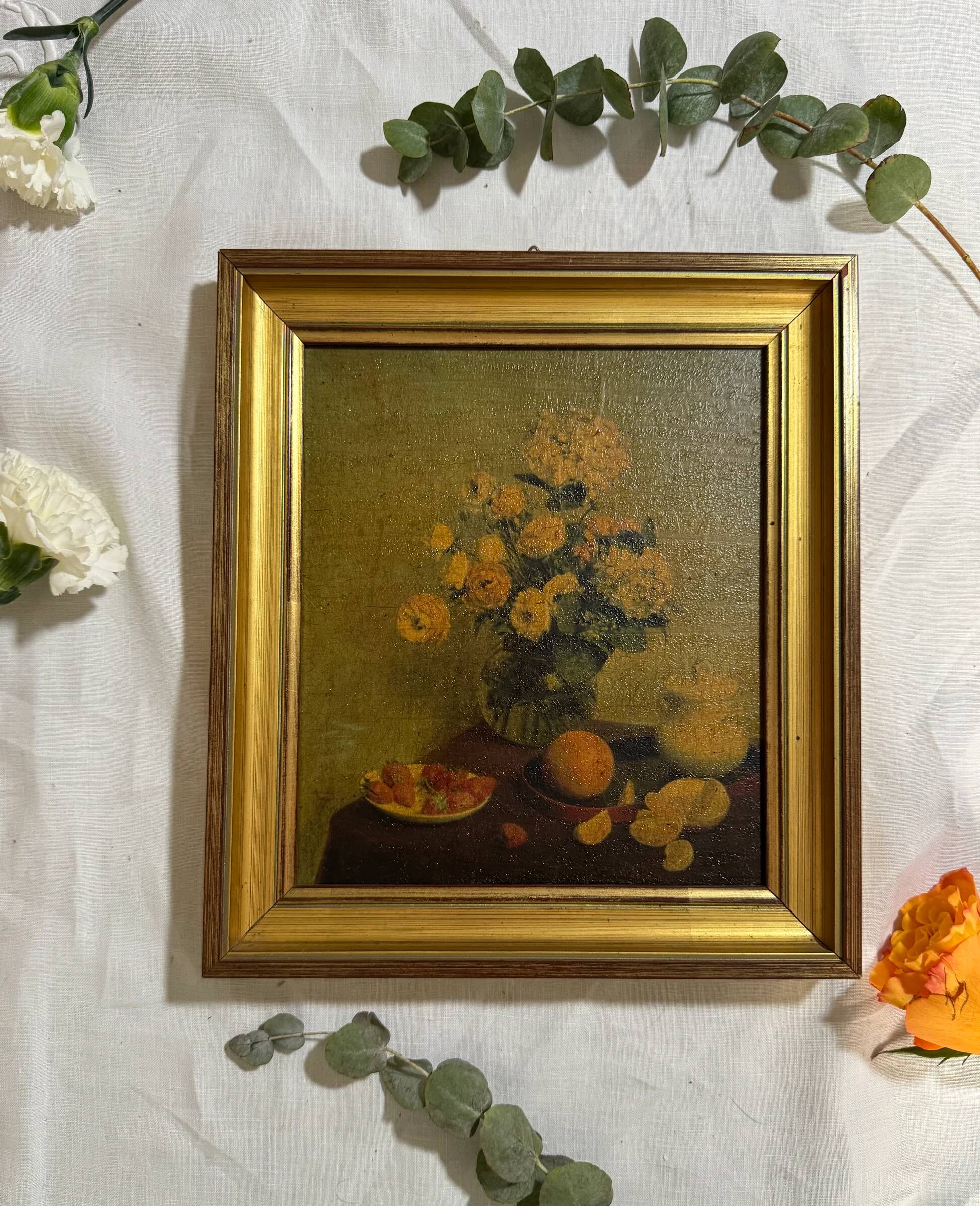 Vintage still life painting