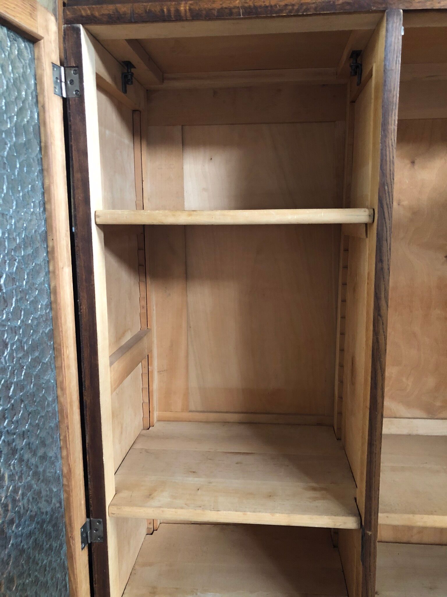 Vintage 40 years glass Cabinet