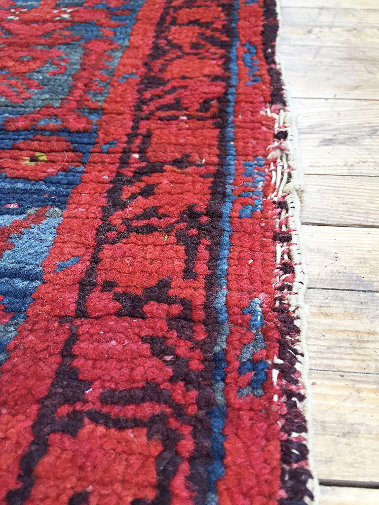 Ancient Kilim patterned Persian rug 151x111cm
