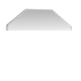 Beveled mirror