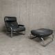 Fauteuil / repose-pieds "Meneer Oberman" Gelderland 601 / Jan des Bouvrie