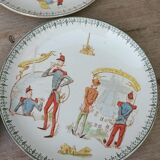Talking dessert plates, Choisy-le-Roi