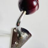 Chrome and bakelite coat hooks from the 70s