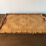 Bamboo marquetry tray