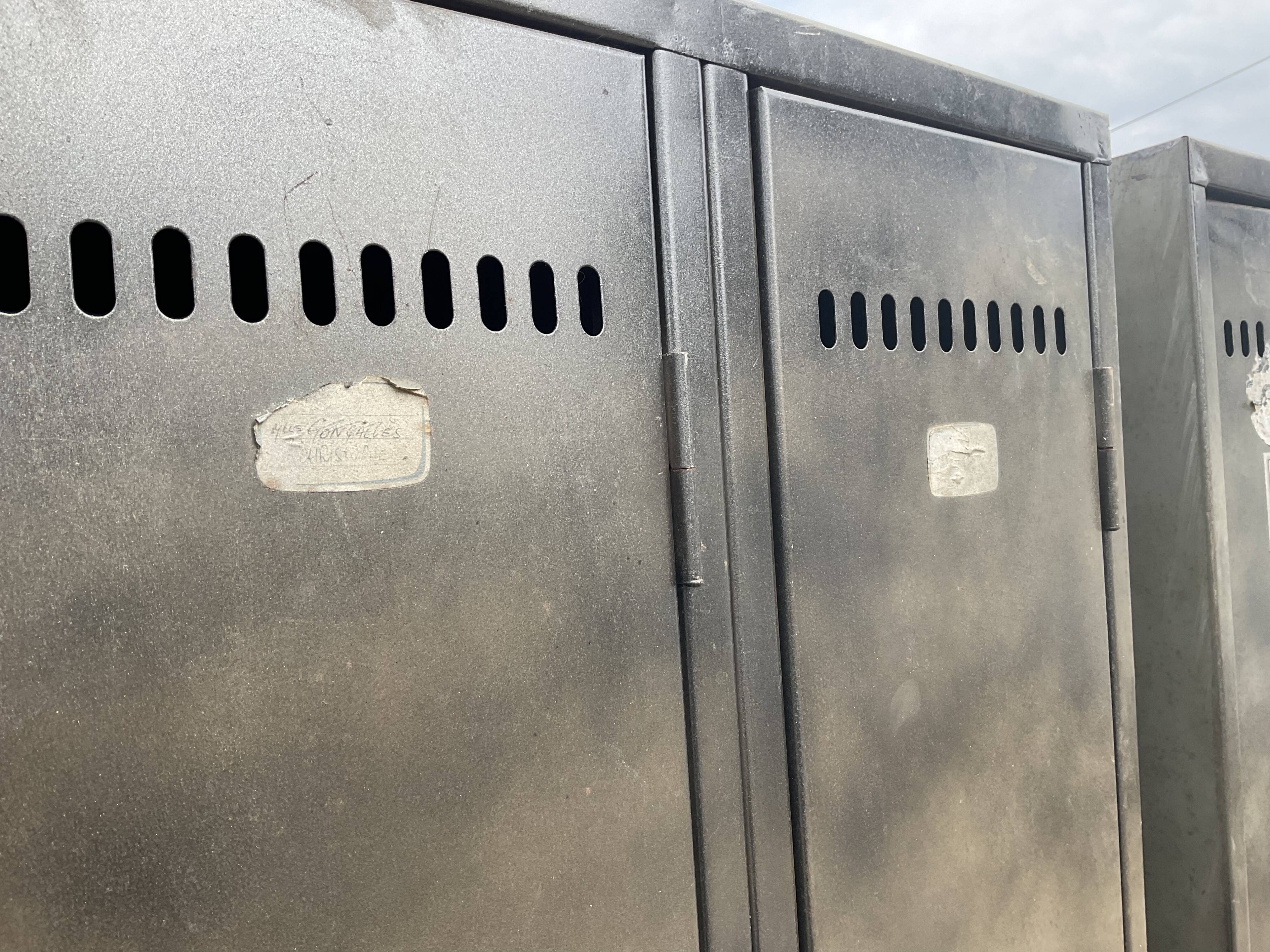 Metal cabinets