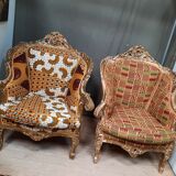 Pair of Louis XV baroque shepherds